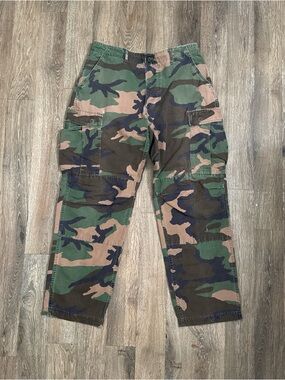 Woodland camo pants